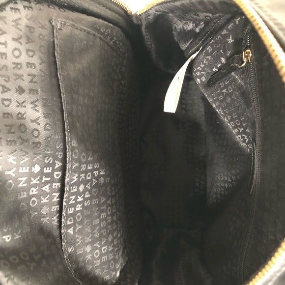 Kate Spade Wilson Road Small Bradley Nylon Backpack Black. Good Condition - Picture 10 of 13